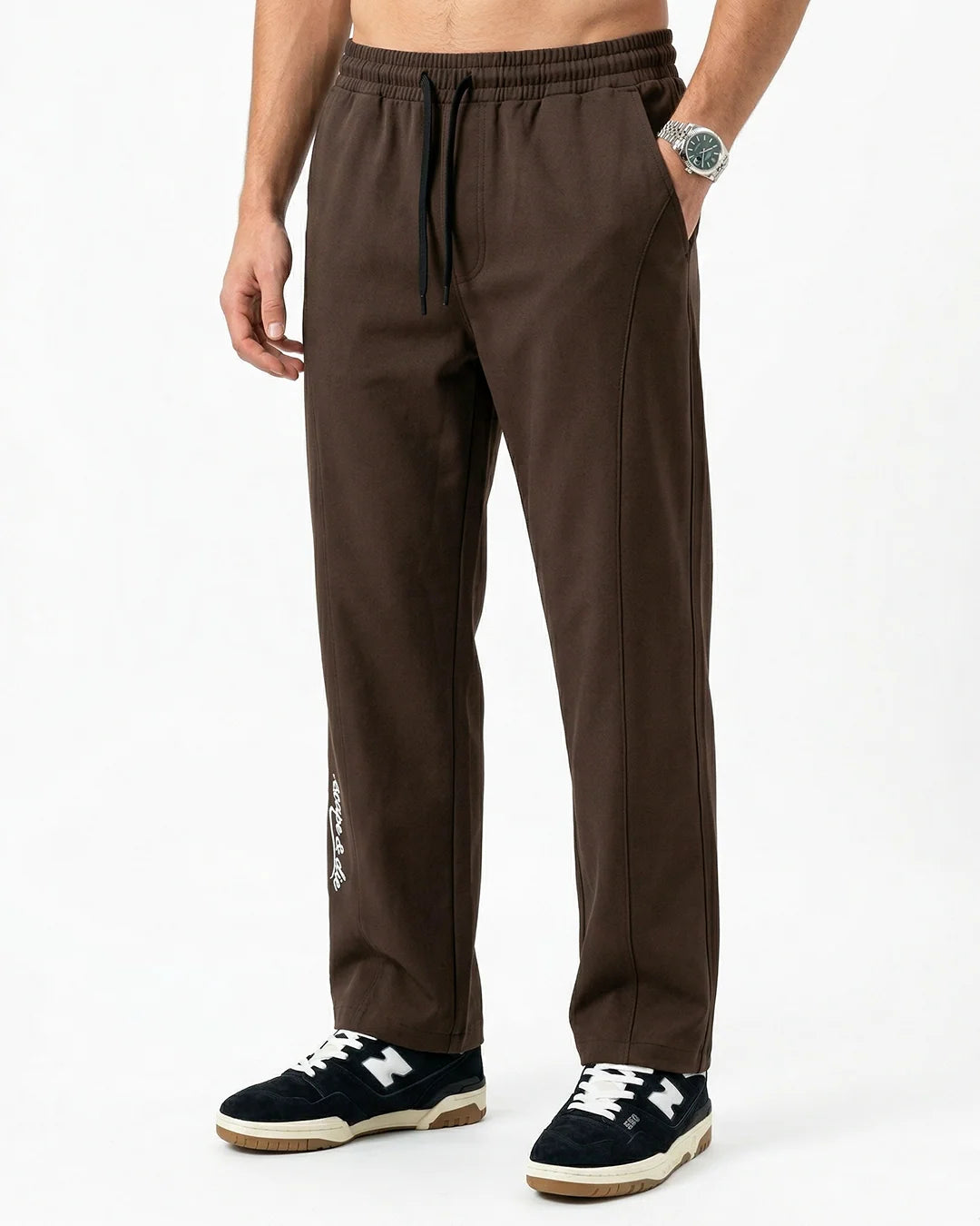 COCOA FLEX SWEATPANTS (BROWN)