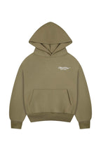 DARK TAN BOX FIT HOODIE