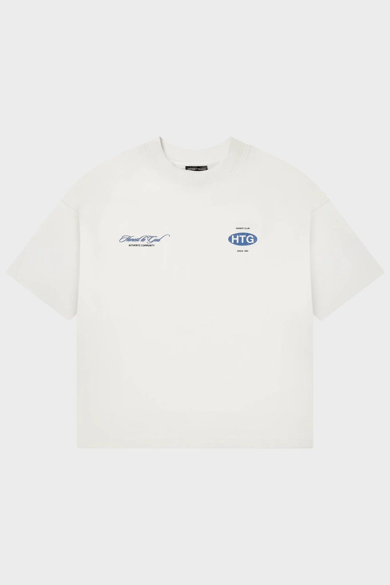 EASE OFF WHITE BOX FIT TEE