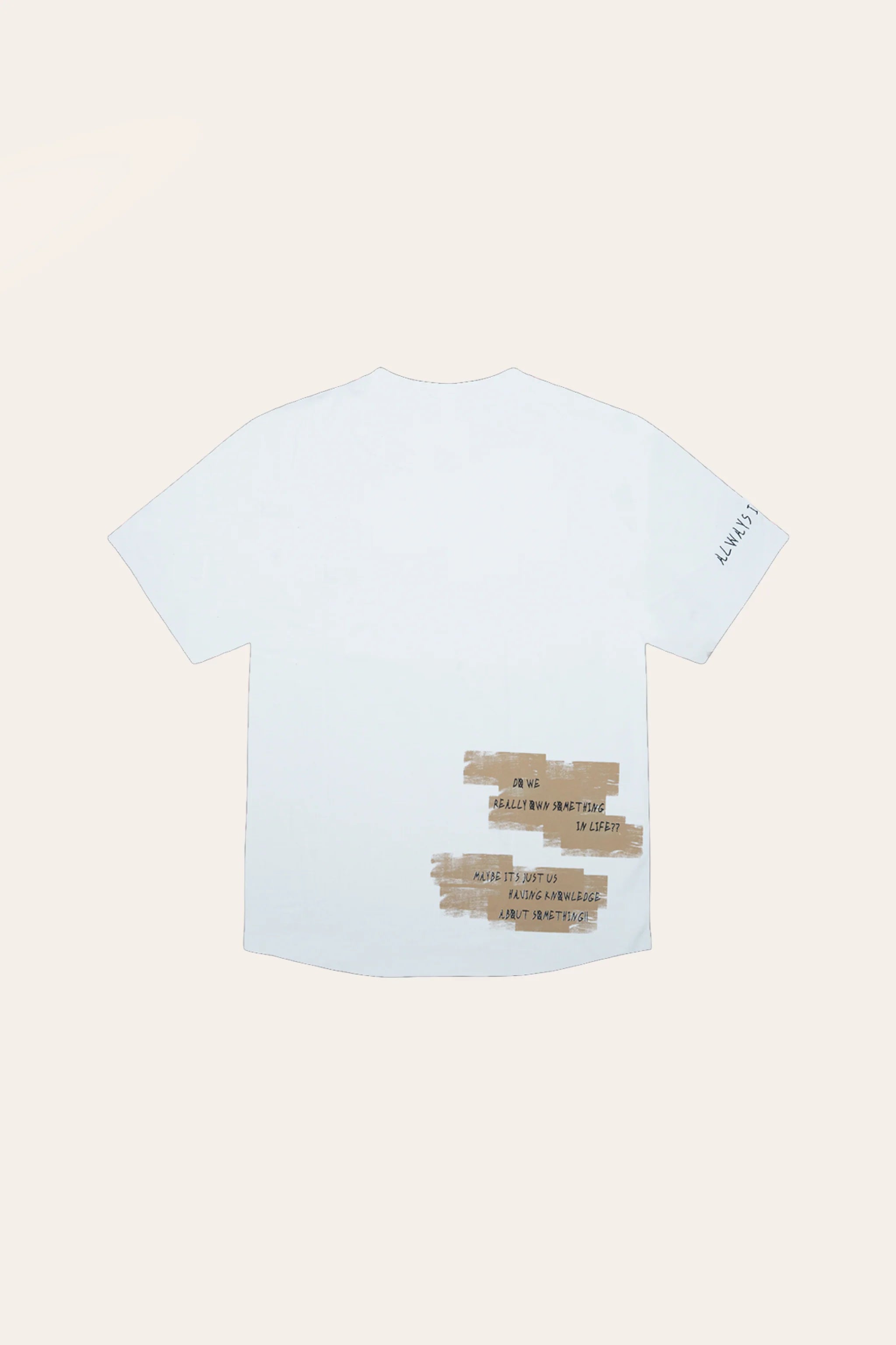 DRO BORROWED EXISTENCE TEE - WHITE