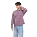 RAGLAN CROPPED TEE - DUSTY MUAVE DRIP STUDIOS