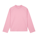 RAGLAN CROPPED TEE - MUTED ROSE PINK DRIP STUDIOS