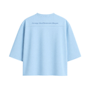 OVERSIZED BOXY RUGGED T-SHIRT - BLUE HARAH
