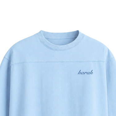 OVERSIZED BOXY RUGGED T-SHIRT - BLUE