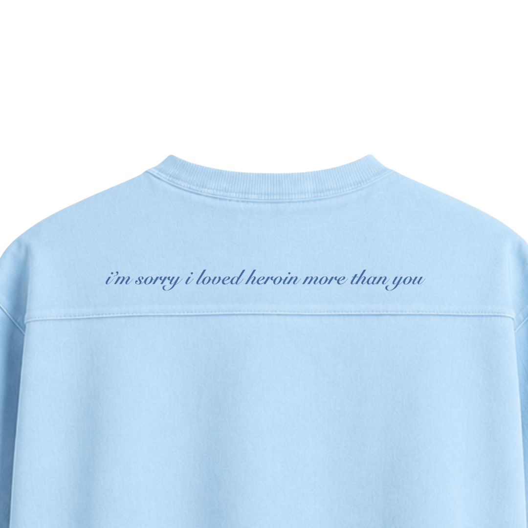 OVERSIZED BOXY RUGGED T-SHIRT - BLUE