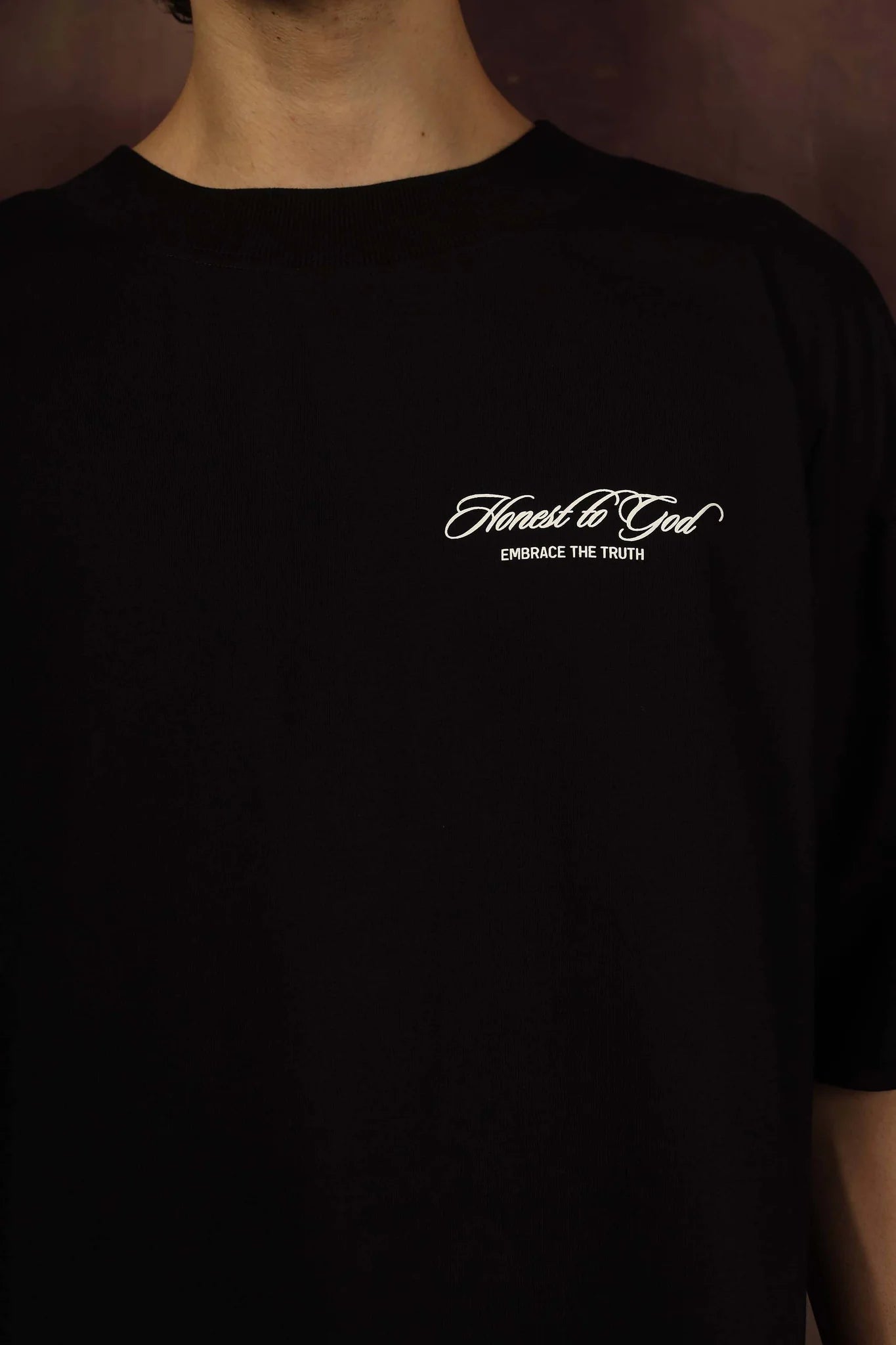 BLACK LUTYENS BOX FIT TEE