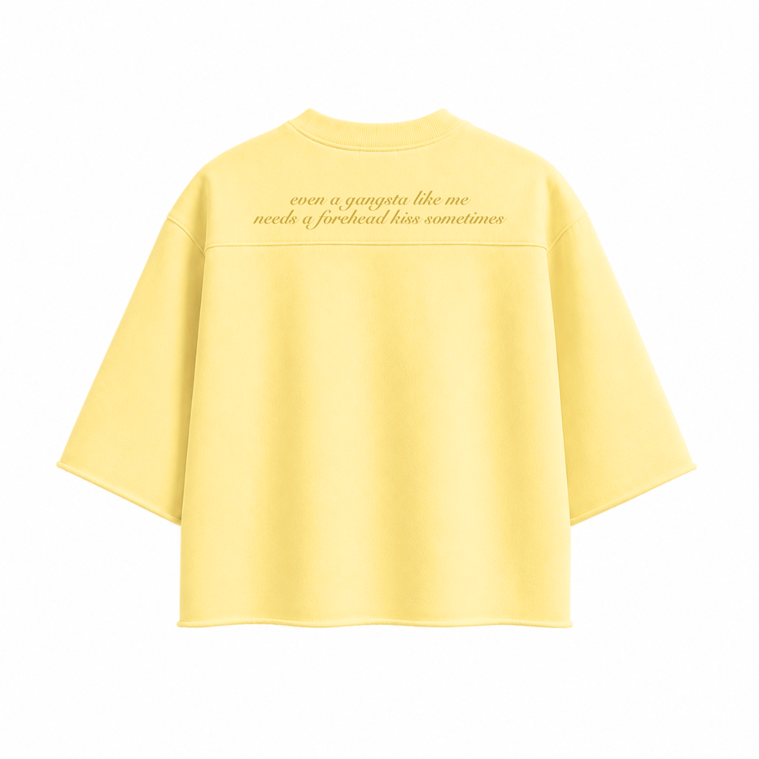 OVERSIZED BOXY RUGGED T-SHIRT - YELLOW