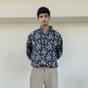 BATIK GATHERED HEM SHIRT ANN STUDIOS