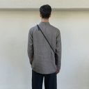 STONE PINSTRIPE SHIRT ANN STUDIOS