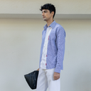 MICRO CHECK SHIRT ANN STUDIOS