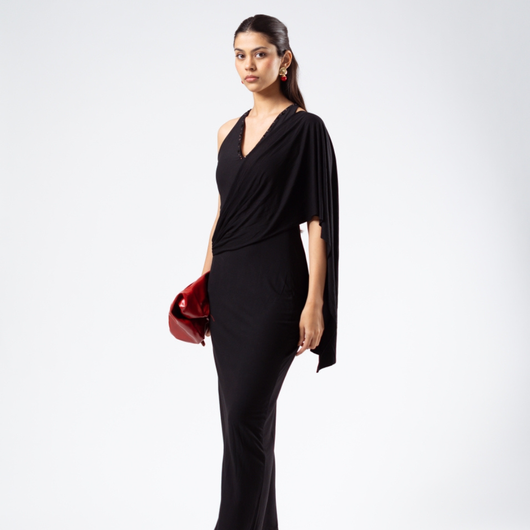 DRAPE GOWN