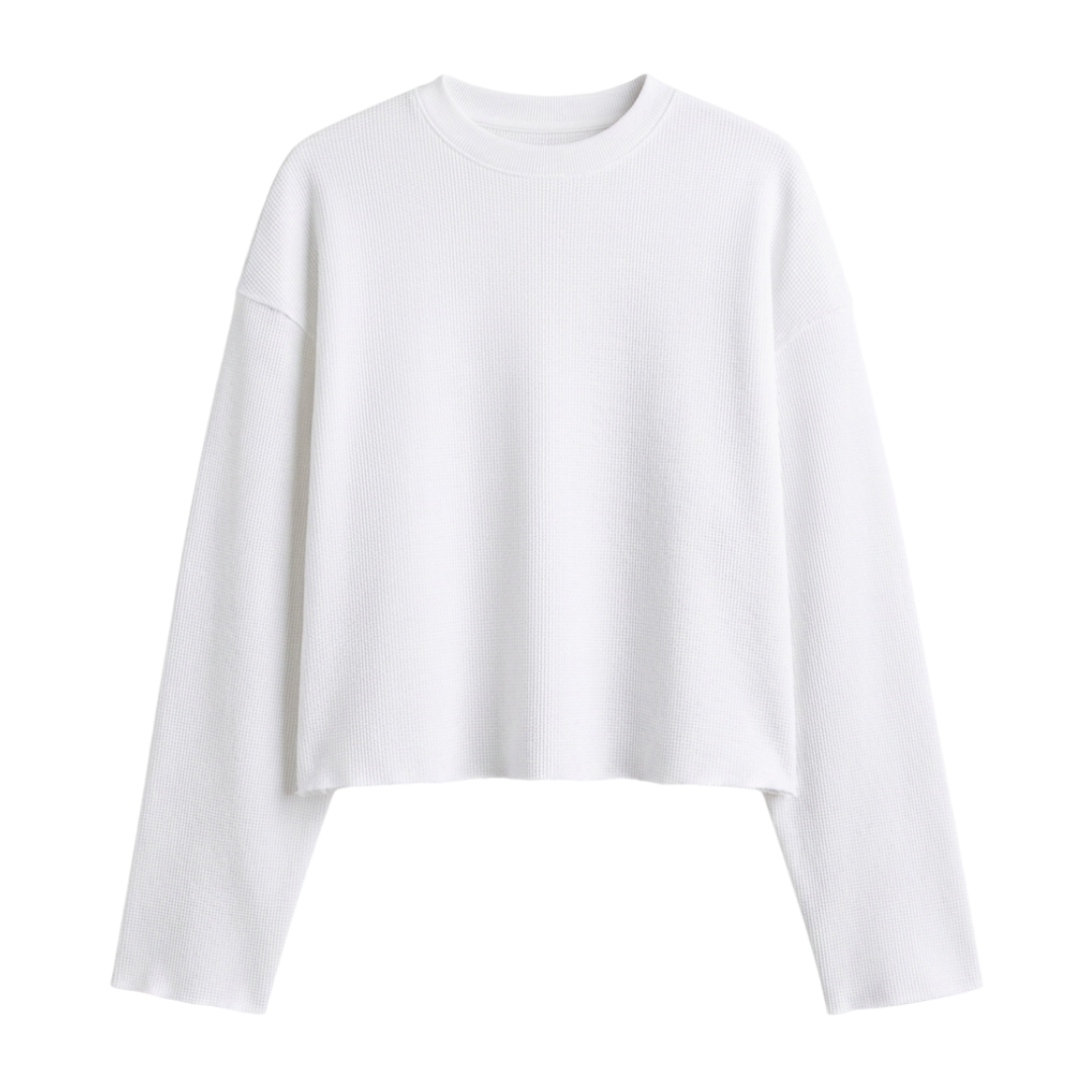 IVORY ESSENTIAL WAFFLE