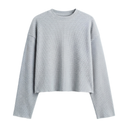GLACIER GREY ESSENTIAL WAFFLE THEFITCHECK