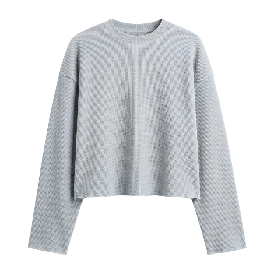 GLACIER GREY ESSENTIAL WAFFLE