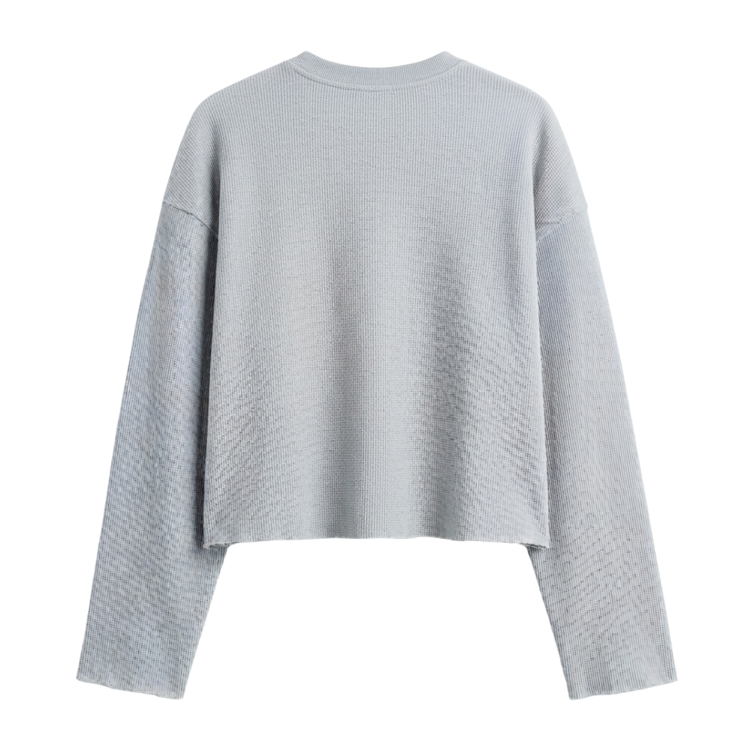GLACIER GREY ESSENTIAL WAFFLE