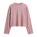 DUSTY ROSE ESSENTIAL WAFFLE THEFITCHECK