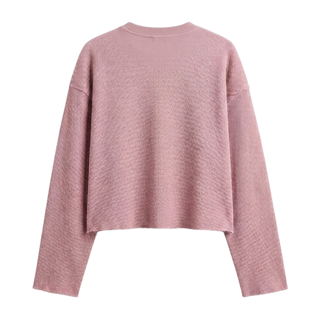 DUSTY ROSE ESSENTIAL WAFFLE