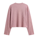 DUSTY ROSE ESSENTIAL WAFFLE THEFITCHECK