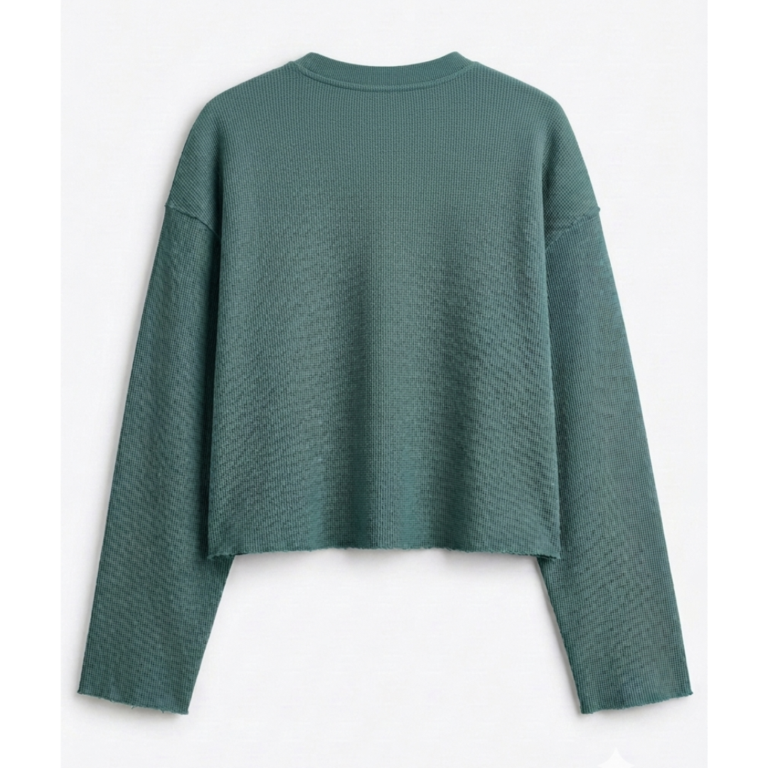 OCEAN TEAL ESSENTIAL WAFFLE