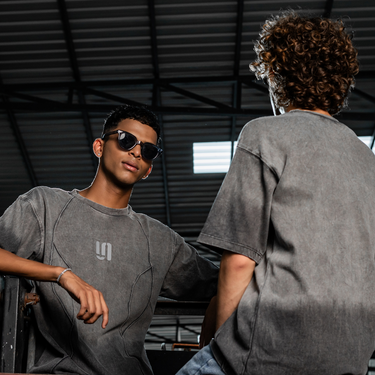 GREY THREADBARE TEE