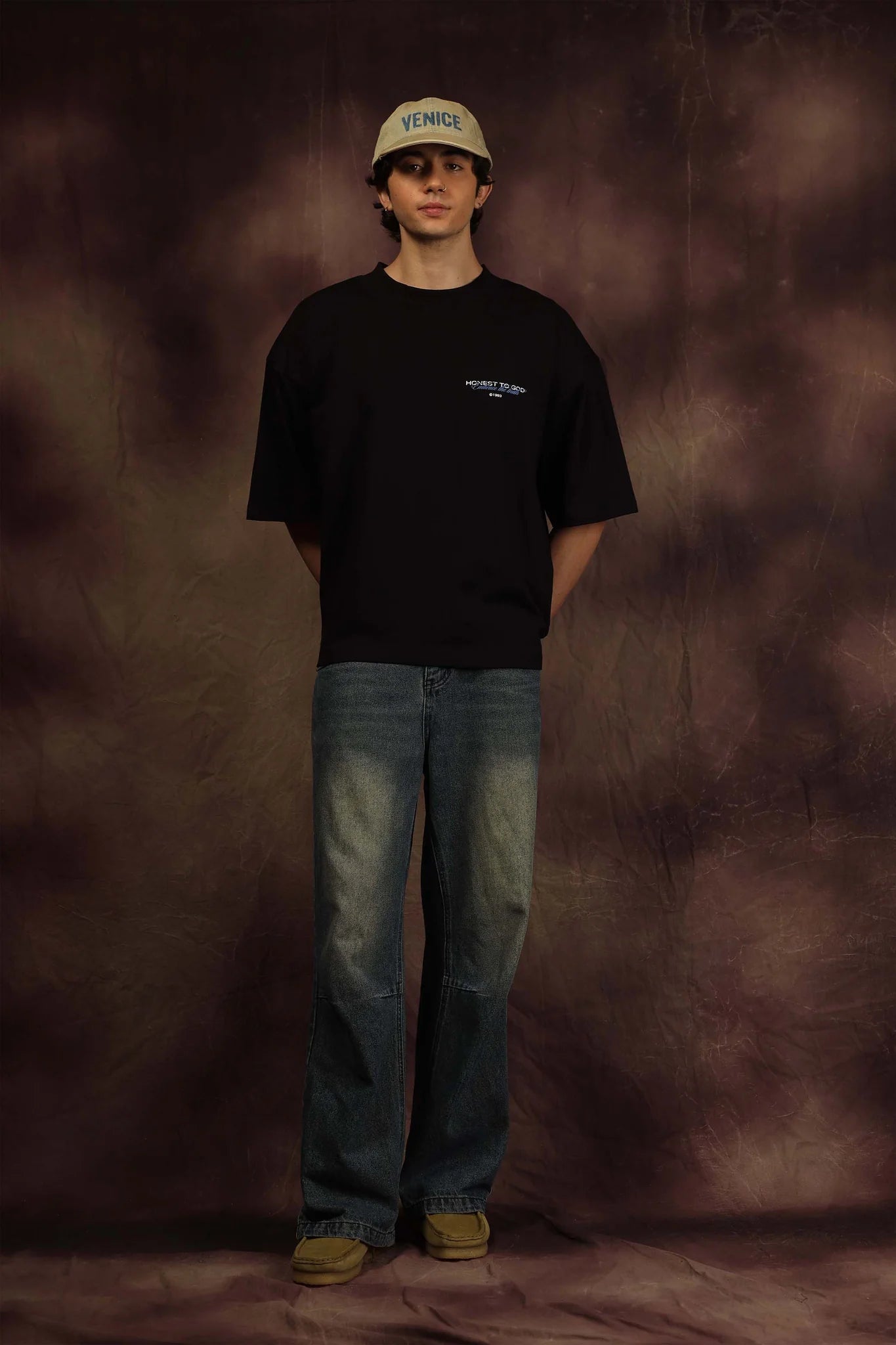 1993 EMBRACE BOX FIT TEE - BLACK