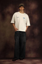 EASE OFF WHITE BOX FIT TEE