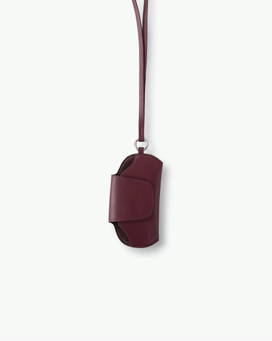 SUNGLASS HOLDER - BURGUNDY