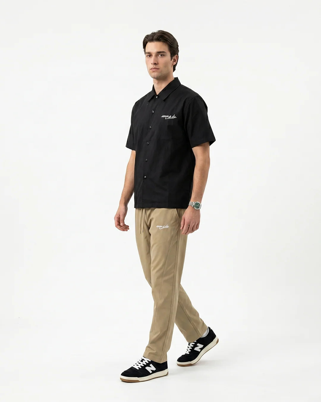 MIDNIGHT BLOOM LINEN SHIRT