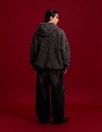 POLAR FLEECE HOODIE - VINTAGE GRAY