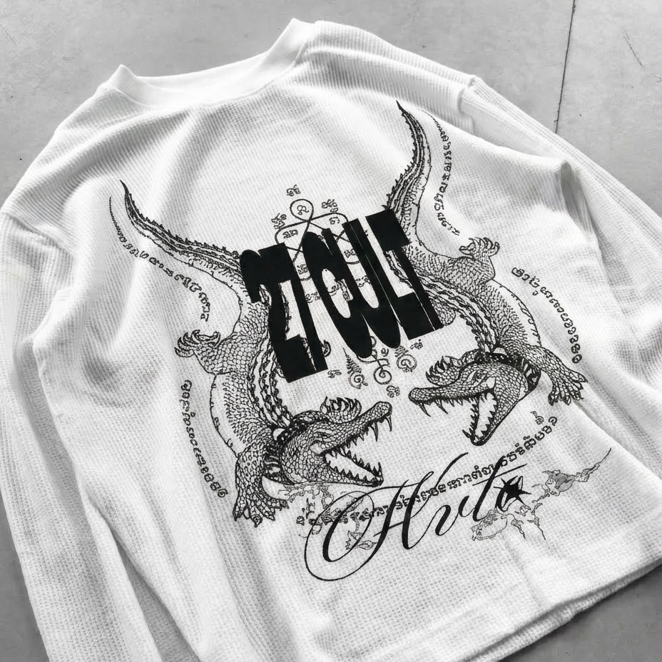 27 CULT WAFFLE KNIT TEE