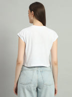 WHITE SIGNATURE SHORT TEE