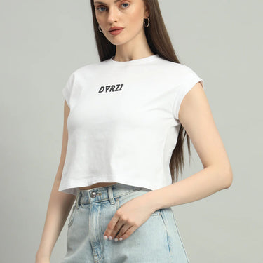 WHITE SIGNATURE SHORT TEE