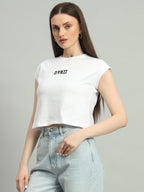 WHITE SIGNATURE SHORT TEE