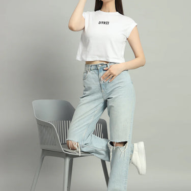 WHITE SIGNATURE SHORT TEE