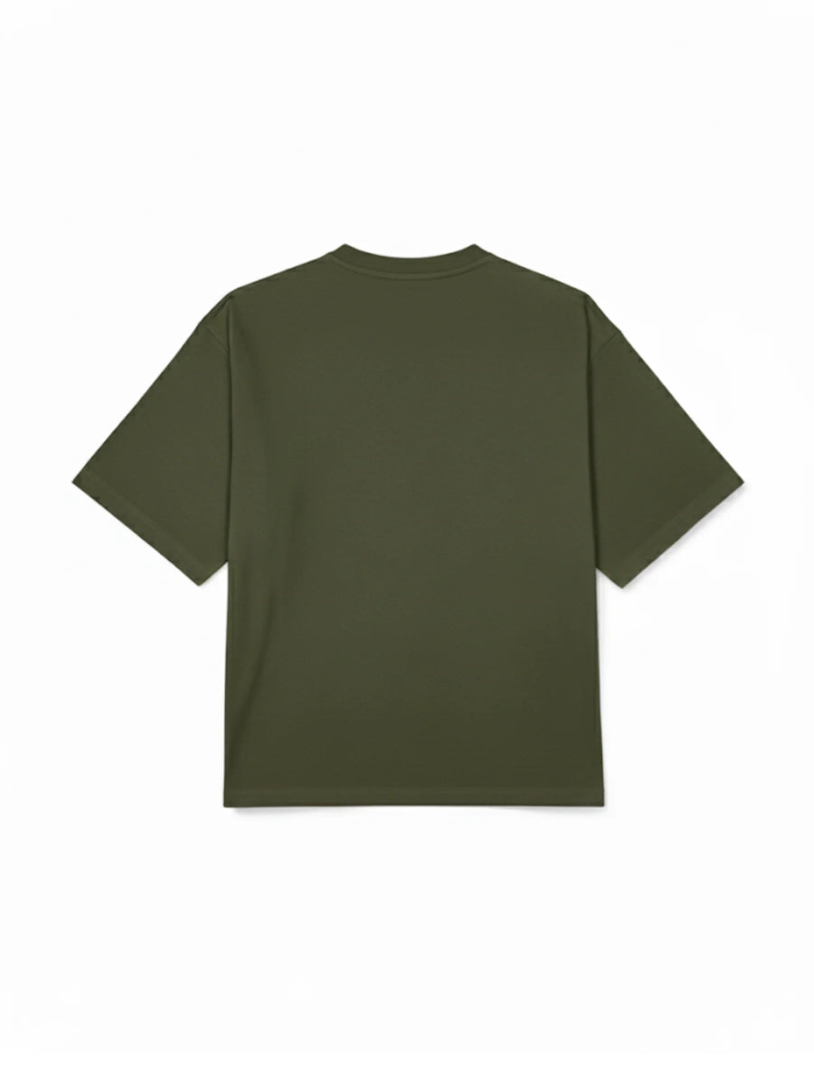 BASIC T-SHIRT IN MOSSGREEN