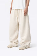 CLASSIC CREAM WIDE LEG BAGGY SWEATPANTS THEFITCHECK
