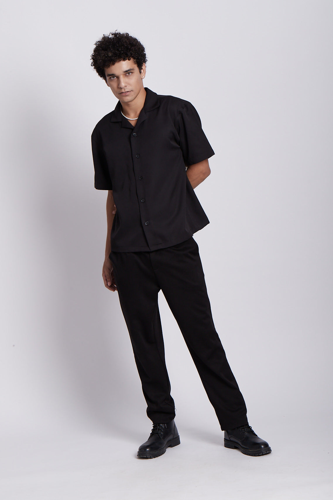 EDITABLE SHIRT - BLACK