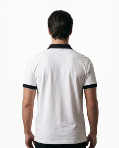 ESCAPE WHITE POLO TEE