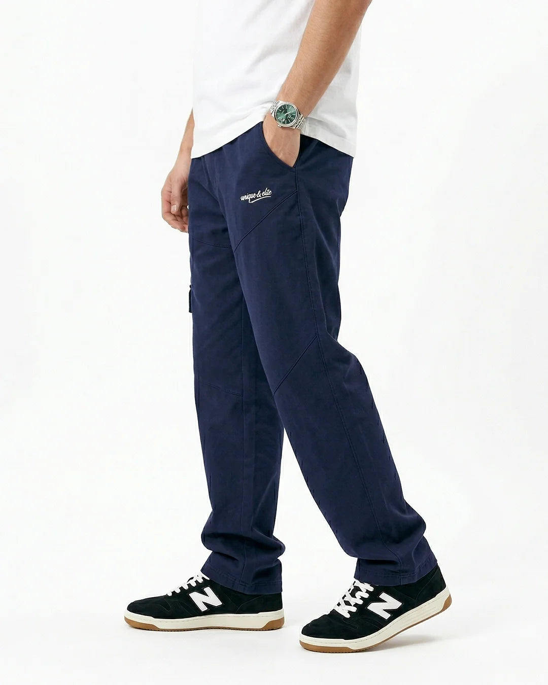 LAST ESCAPE SWEATPANTS (NAVY BLUE)