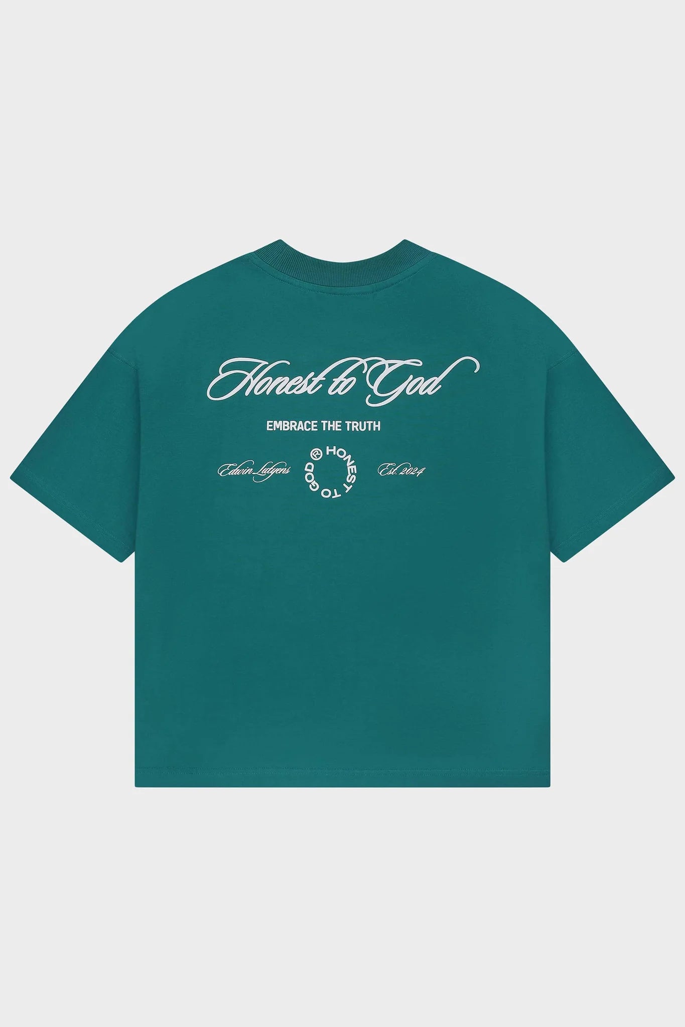 TEAL LUTYENS BOX FIT TEE