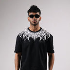 THE CROWN I DESERVE OVERSIZED BLACK TEE