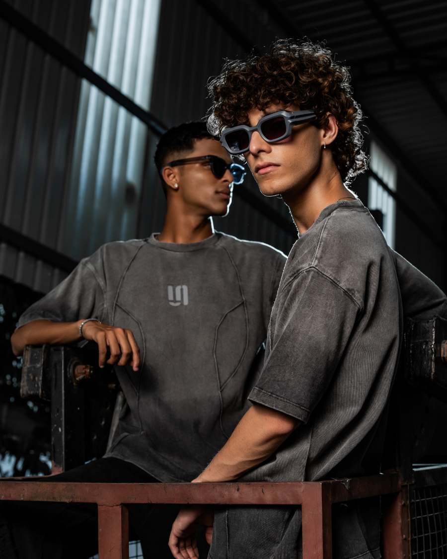 GREY THREADBARE TEE