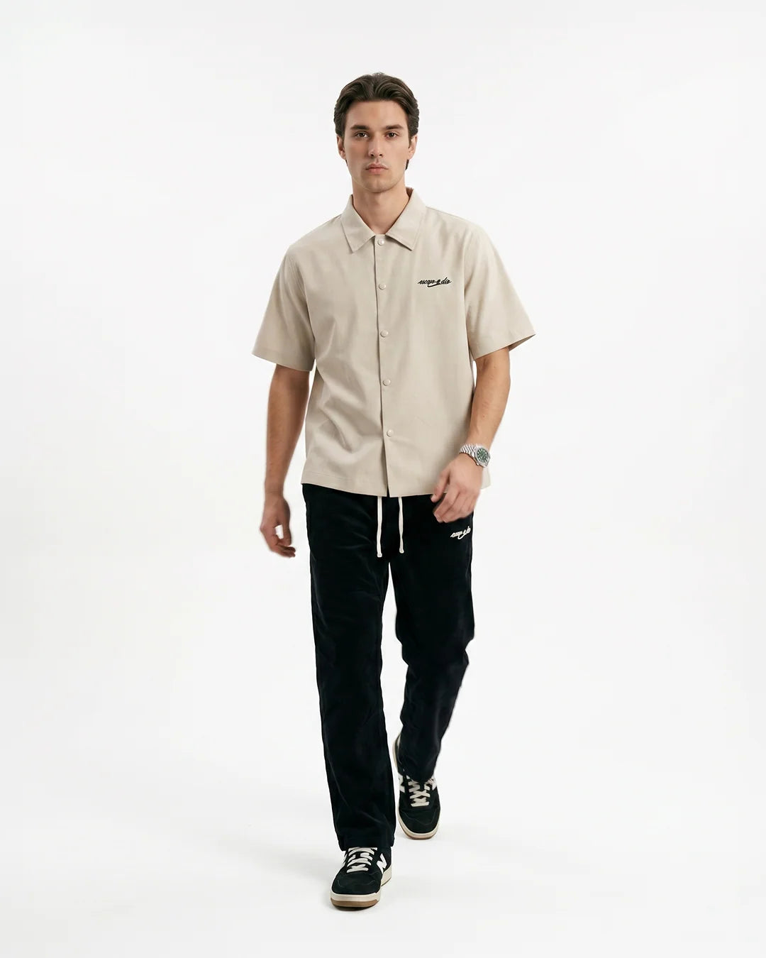 PURE ESCAPE LINEN SHIRT (BEIGE)