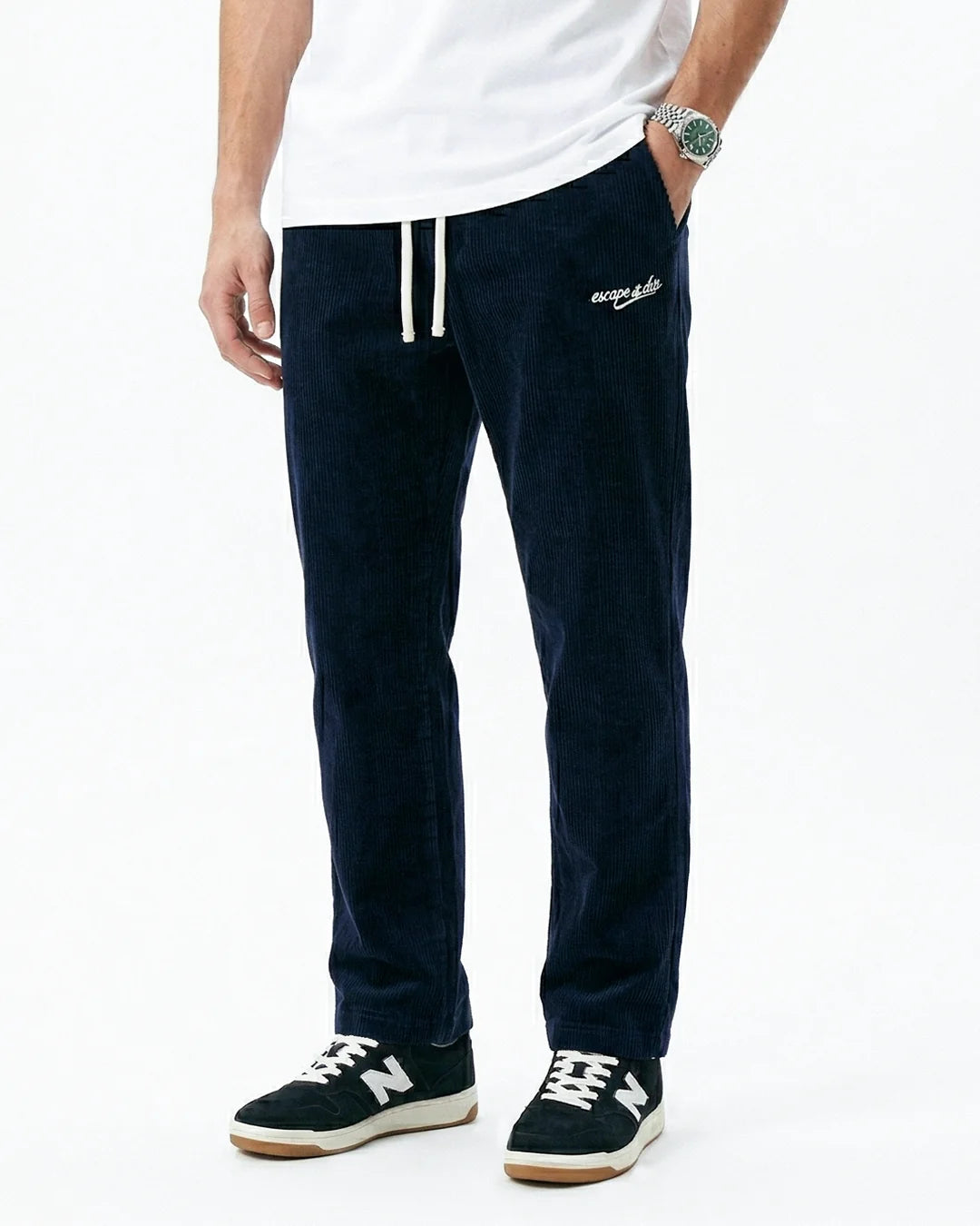 LAST ESCAPE CORDUROY SWEATPANTS