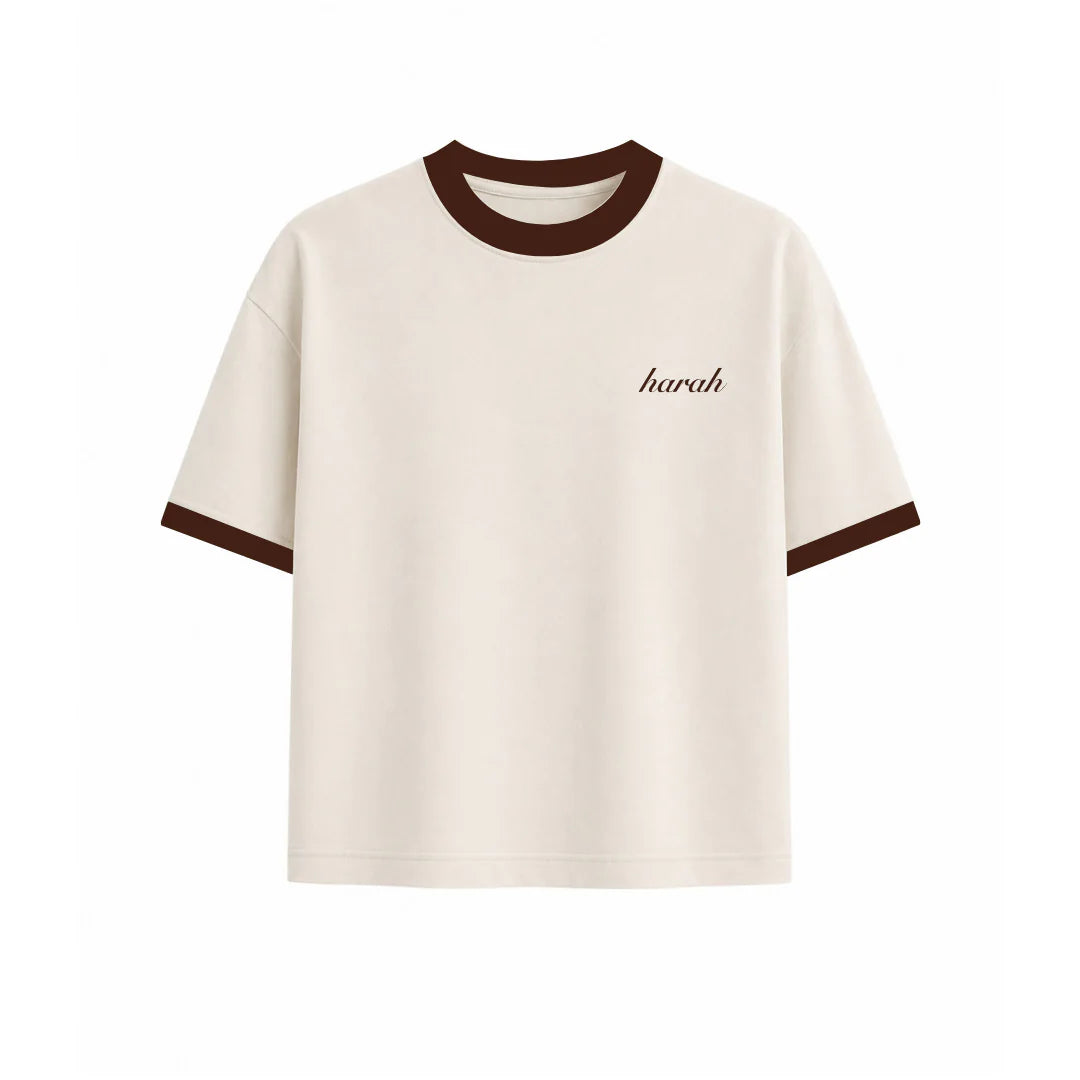 HARAH ESSENTIALS RINGER TEE