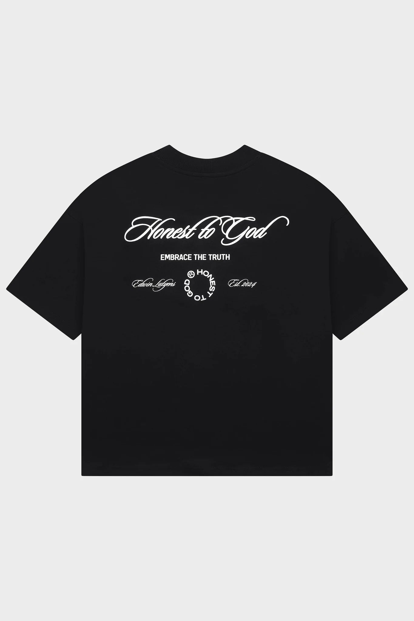 BLACK LUTYENS BOX FIT TEE