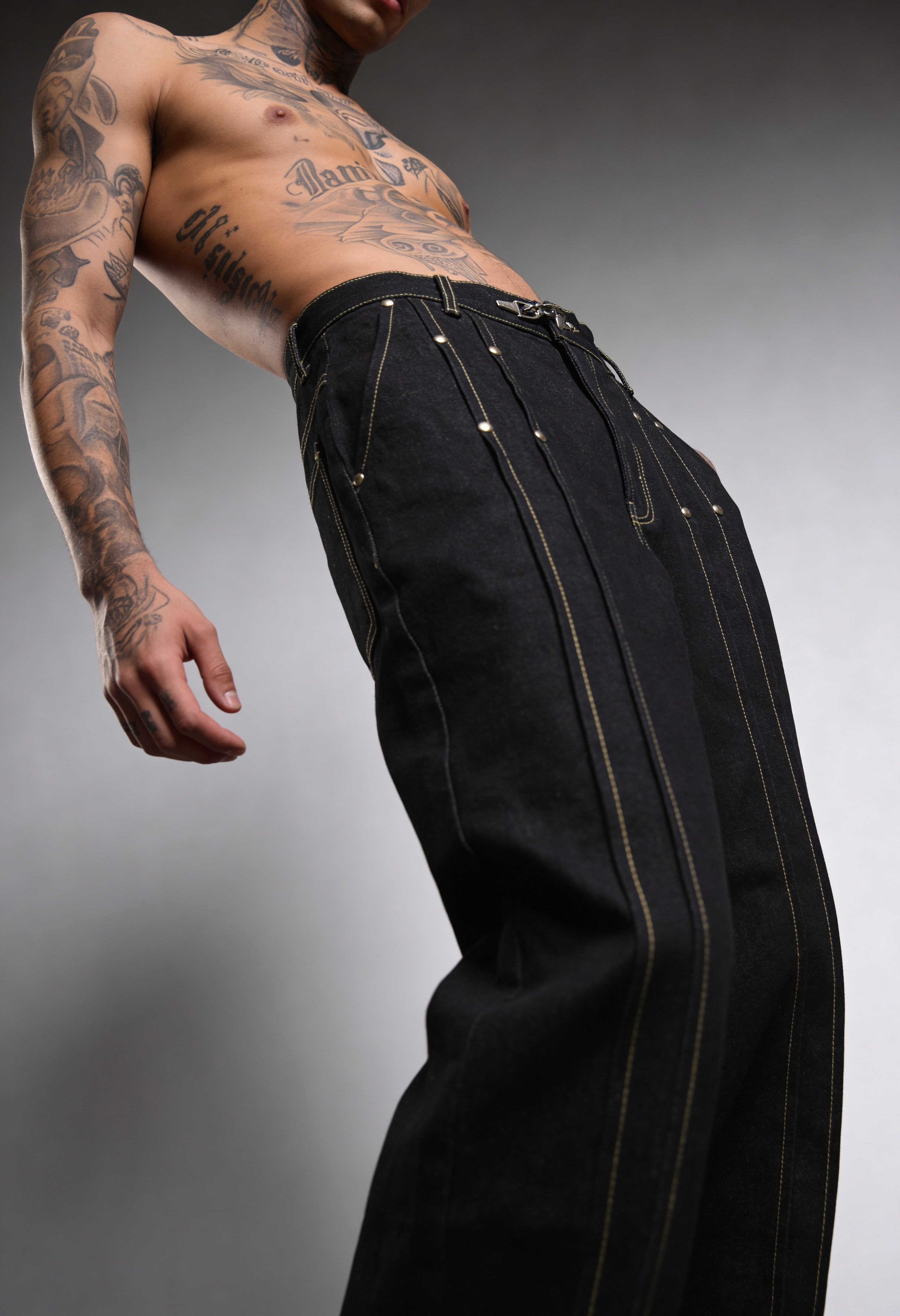 OBSIDIAN BLACK RAW DENIM-thumbmail-2