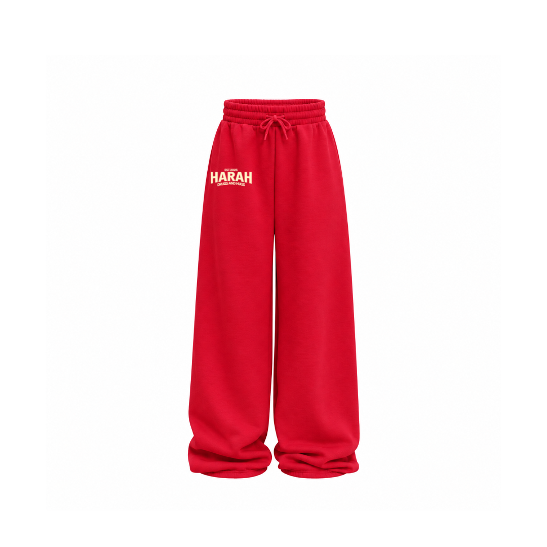 HARAH SWEATPANTS - RED