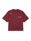 BASIC T-SHIRT IN CARMINEMARRON TRICI