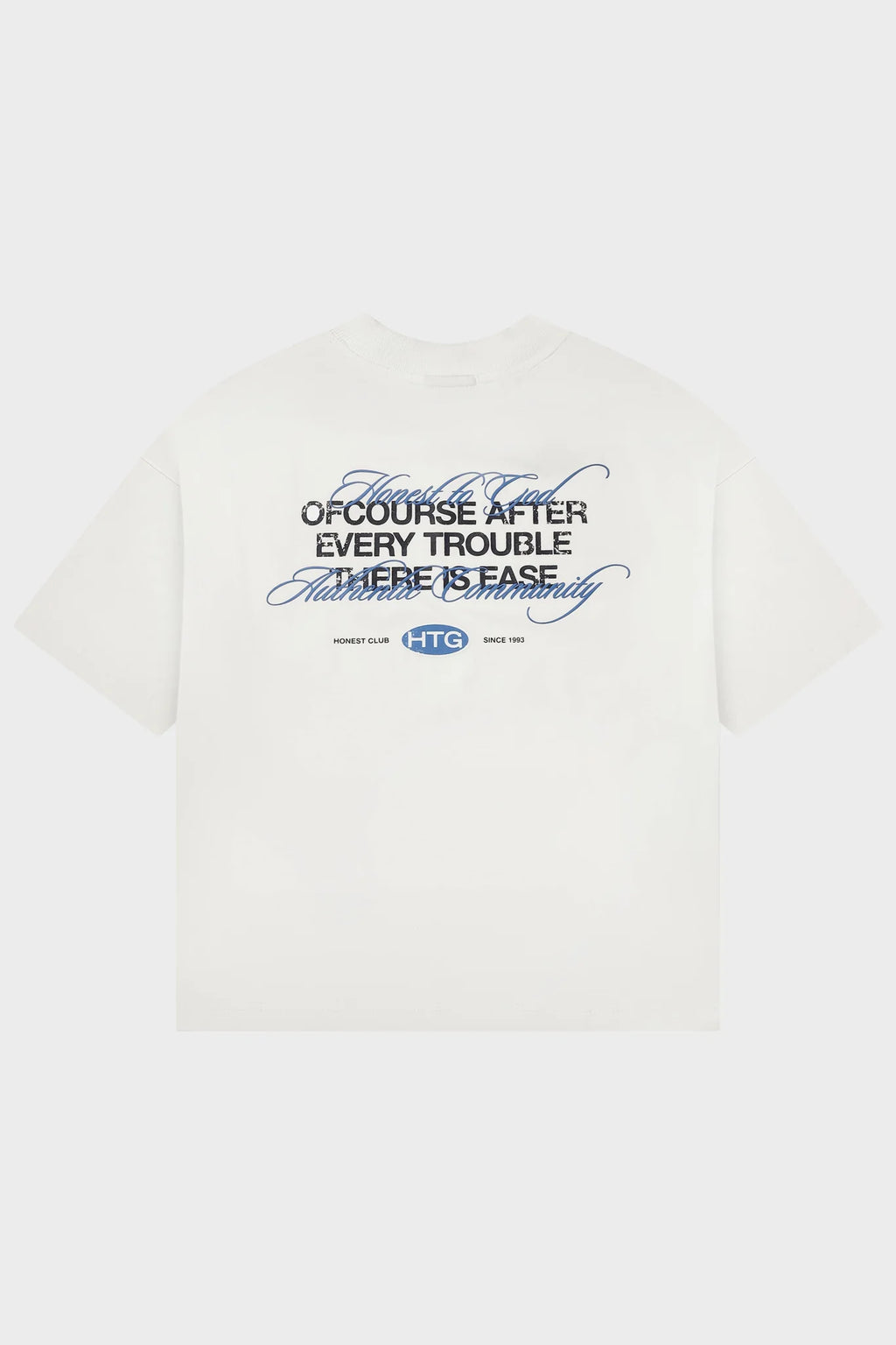 EASE OFF WHITE BOX FIT TEE